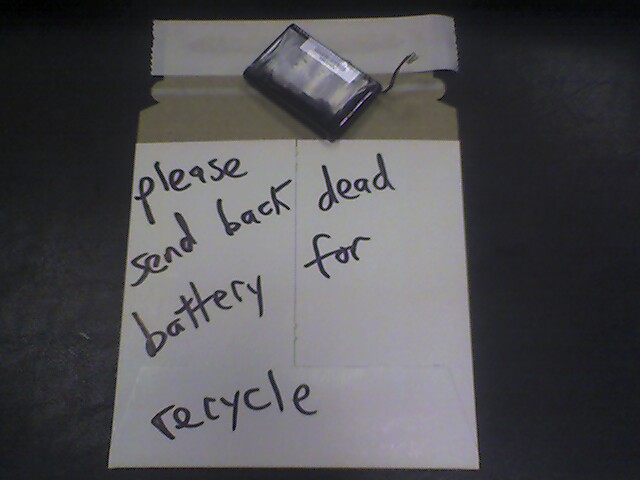 Recycle iPod Battery